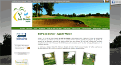 Desktop Screenshot of golflesdunesagadir.com